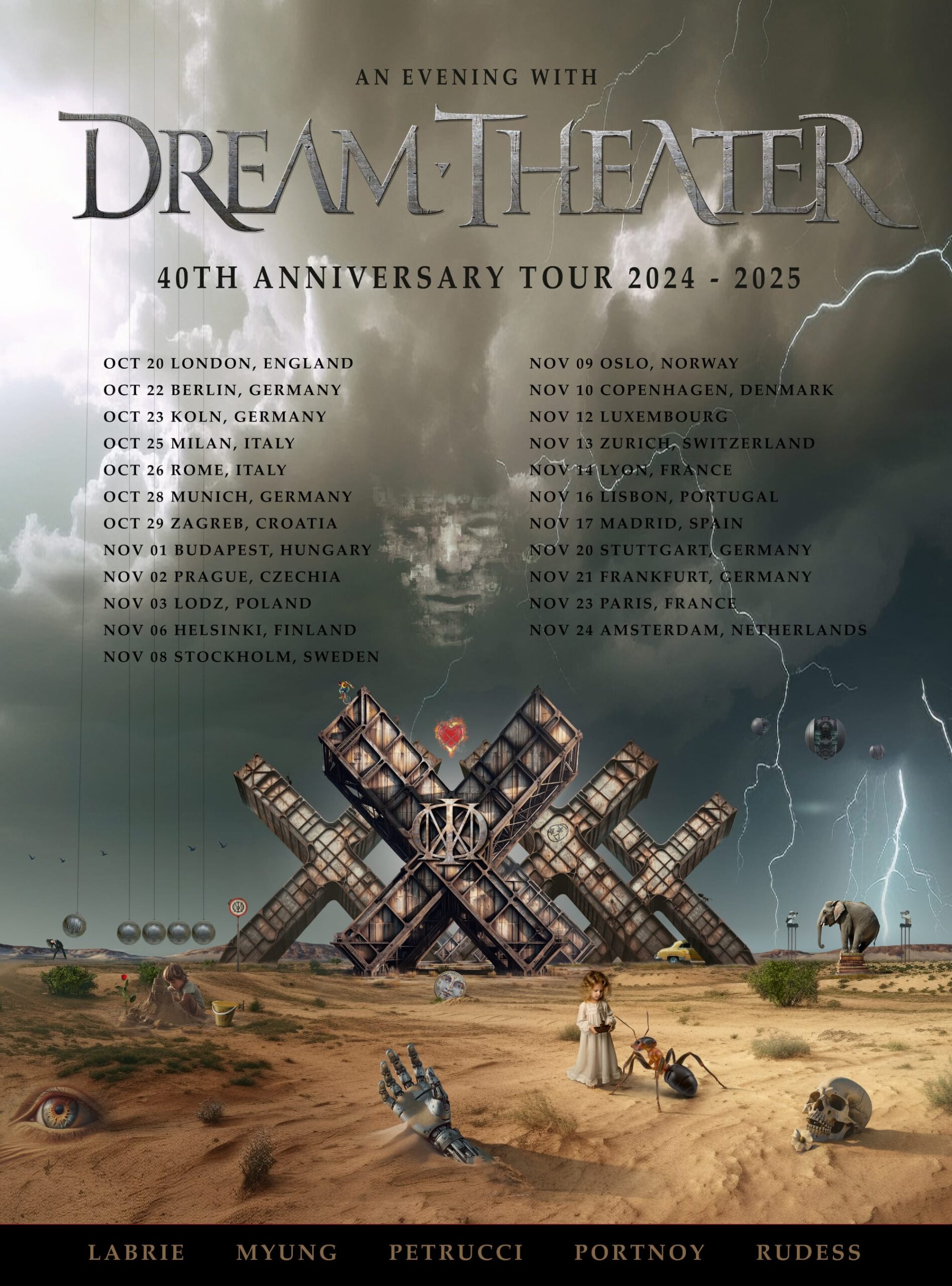 洋楽 DREAM THEATER 40th Anniversary Tour VIP Dream Theater Announce 40th Anniversary Tour Kicking Off In Europe