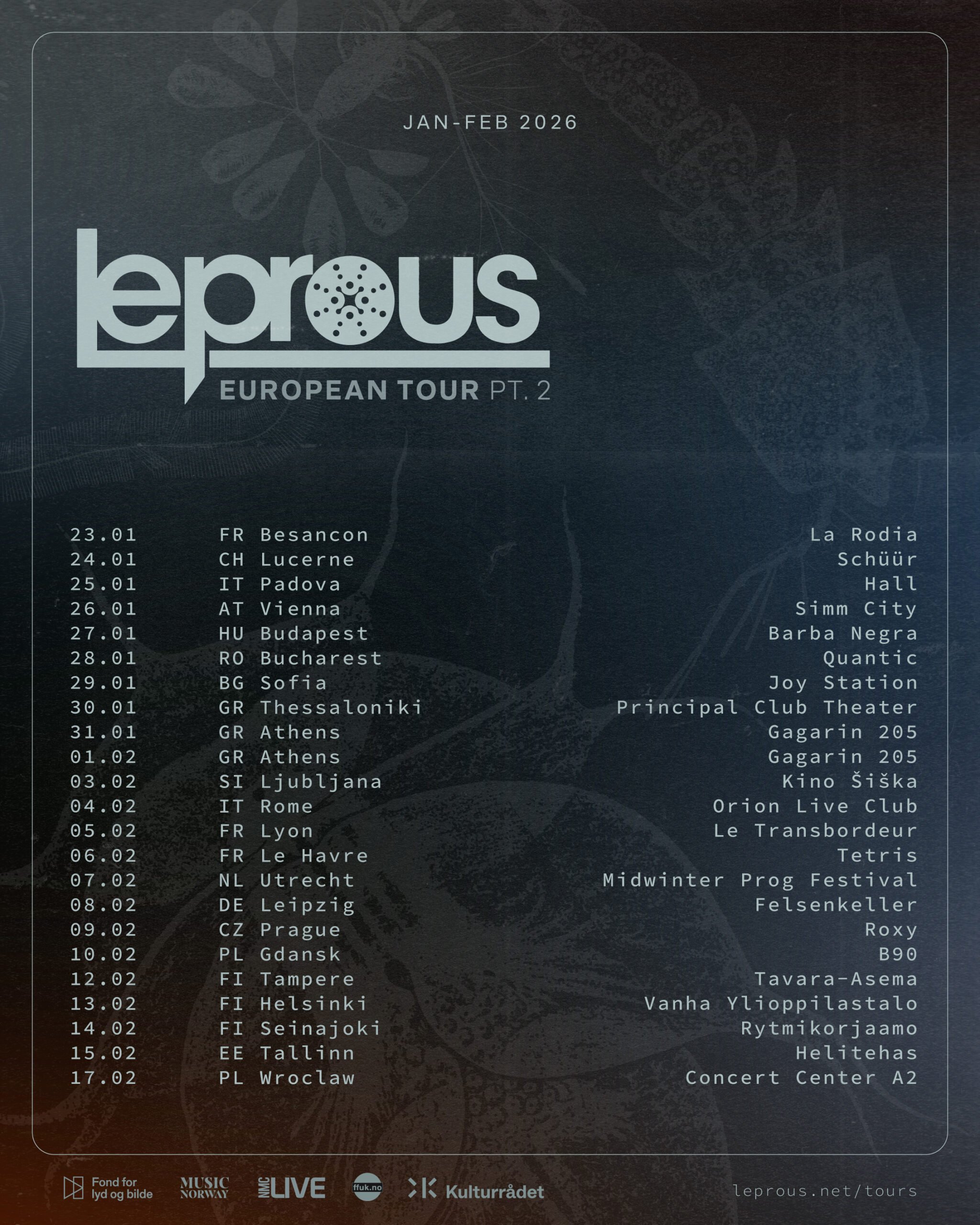 Leprous instagram feed