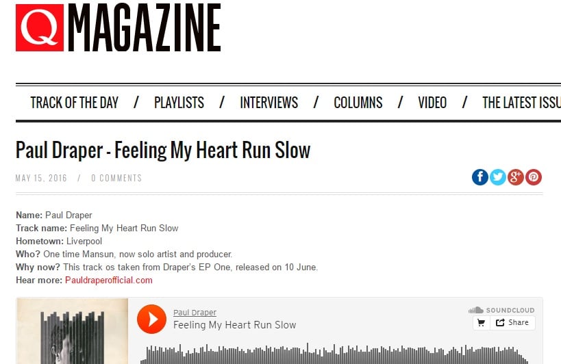 Featured image for “Q MAGAZINE TRACK OF THE DAY”