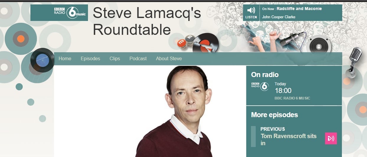 Featured image for “PAUL DRAPER REVIEWS NEW RELEASES ON LAMACQ’S ROUNDTABLE TONIGHT”