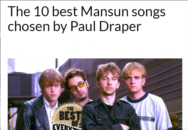 Featured image for “PAUL CHOOSES HIS FAVOURITE MANSUN SONGS FOR TEAM ROCK MAGAZINE”