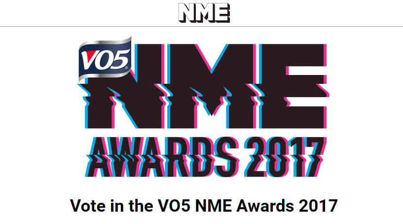 Featured image for “VOTE NOW IN THE NME MAGAZINE AWARDS !”