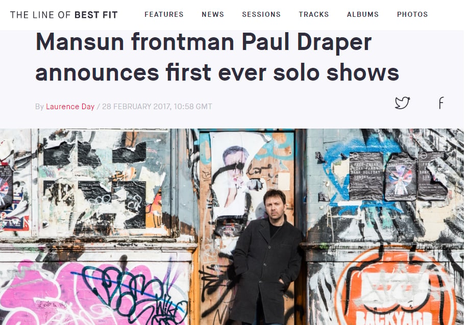 Featured image for “LINE OF BEST FIT COVERS PAUL DRAPER TOUR”