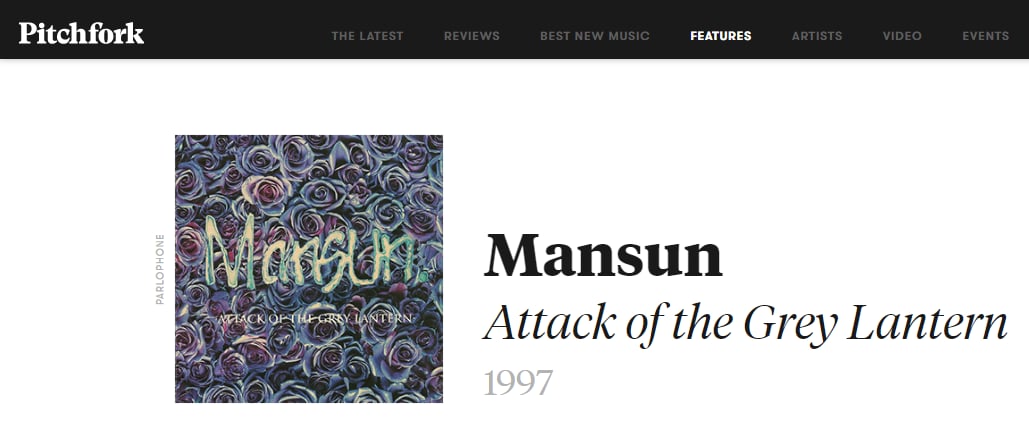 Featured image for “‘ATTACK OF THE GREY LANTERN’ NAMED IN TOP 50 BRITPOP ALBUMS”