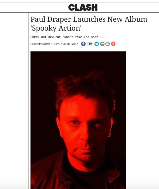 Featured image for “CLASH COVER THE LAUNCH OF ‘SPOOKY ACTION’”