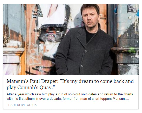 Featured image for “PAUL TALKS TO HIS LOCAL PRESS “IT’S MY DREAM TO COME BACK AND PLAY CONNAH’S QUAY!””