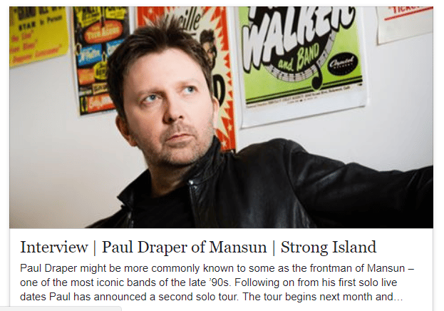 Featured image for “STRONG ISLAND CO INTERVIEW PAUL AHEAD OF UPCOMING PORTSMOUTH GIG”