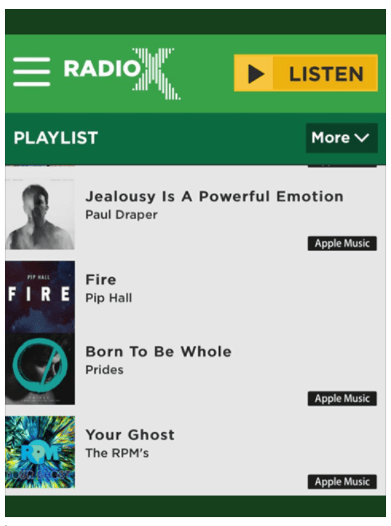 Featured image for “‘JEALOUSY IS A POWERFUL EMOTION’ PLAYLISTED BY RADIO X”