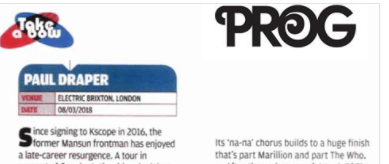 Featured image for “PROG GIVES A GLOWING REVIEW TO THE LAST GIG OF THE TOUR”