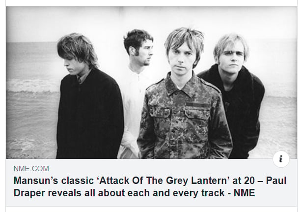 Featured image for “‘ATTACK OF THE GREY LANTERN’ AT 21 – PAUL DRAPER REVEALS ALL ABOUT EACH AND EVERY TRACK TO THE NME”