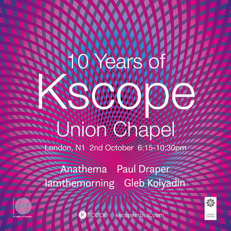 Featured image for “PAUL TO APPEAR AT KSCOPE 10TH ANNIVERSARY CONCERT ON 2ND OCTOBER.”