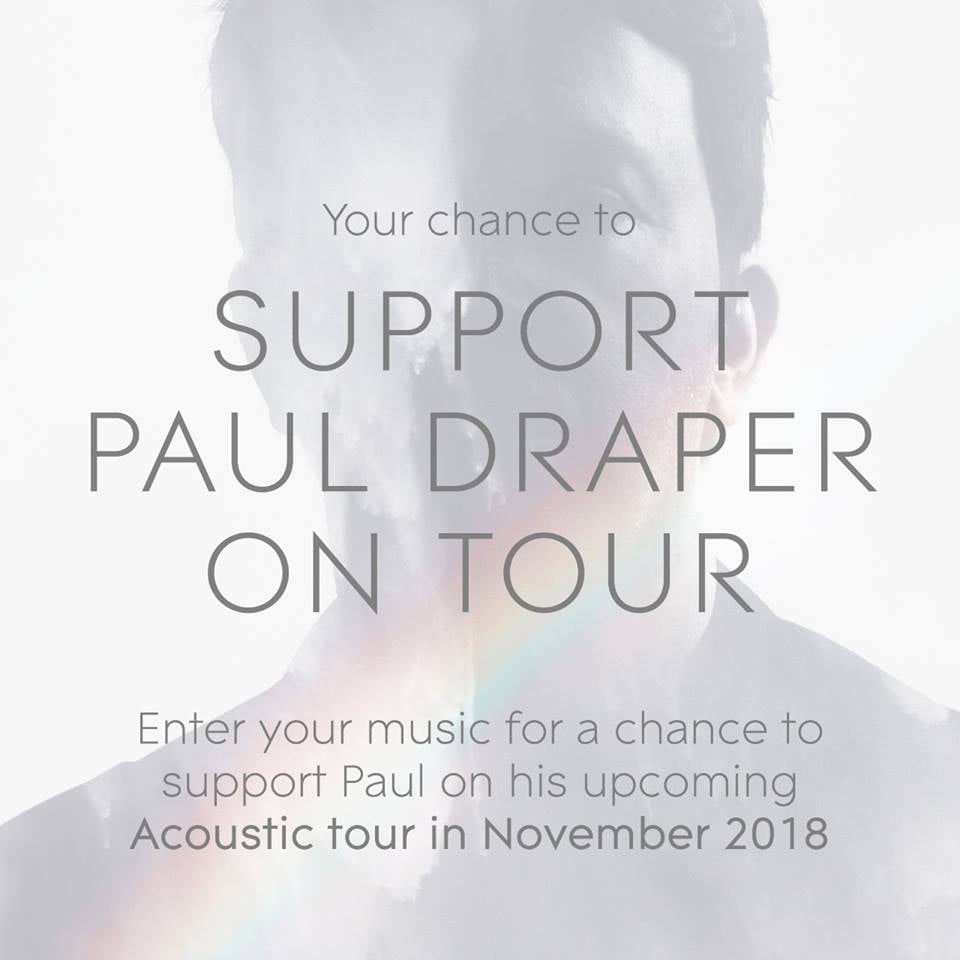 Featured image for “NOVEMBER ACOUSTIC TOUR : COMPETITION TO FIND SUPPORT BANDS”