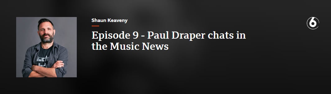 Featured image for “PAUL TALKS ABOUT ‘SIX’ REISSUE ON BBC 6MUSIC”