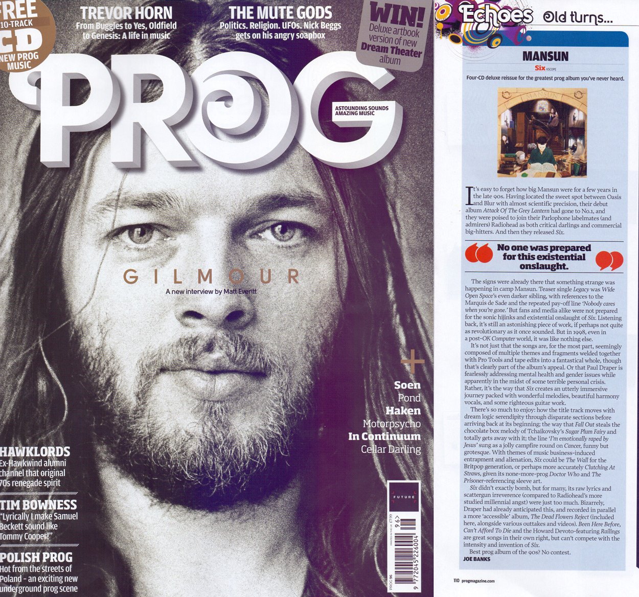 Featured image for “‘BEST PROG ALBUM OF THE 90s? NO CONTEST!’ … PROG MAGAZINE REVIEWS THE DELUXE REISSUE OF MANSUN’S ‘SIX’”
