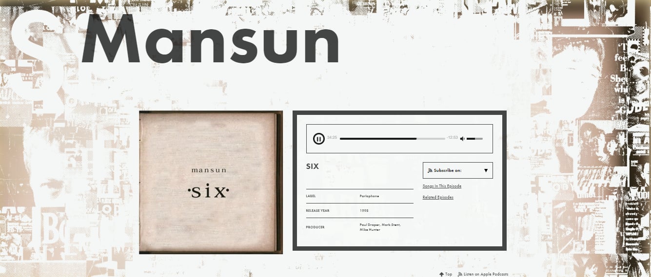 Featured image for “US PODCAST ‘DIG ME OUT’ ANALYSES MANSUN’S ‘SIX’ IN DEPTH”