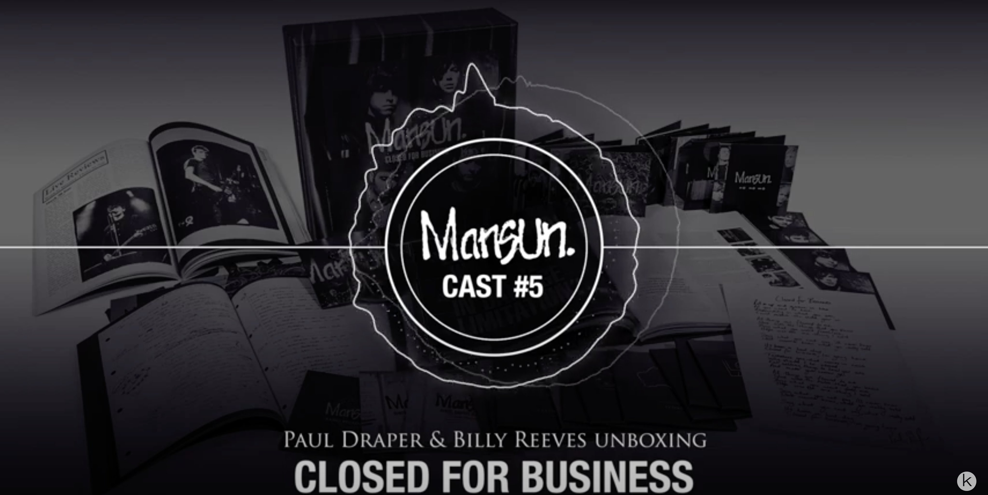 Featured image for “EXCITING NEW MANSUN CAST #5 FEATURES PAUL DRAPER DISCUSSING THE MAKING OF THE ‘CLOSED FOR BUSINESS’ BOXSET!”