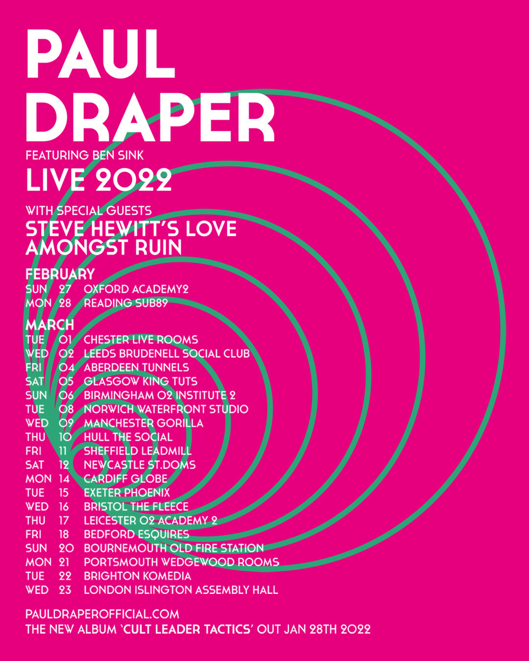 Featured image for “FEB-MARCH 2022 UK TOUR TICKETS NOW ON GENERAL SALE!”