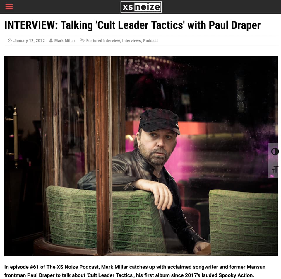 Featured image for “NEW XS NOIZE PODCAST DETAILS CULT LEADER TACTICS AND MUCH MORE!”