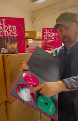 Featured image for “UNBOXING THE 4 DISK DELUXE BOOK EDITION OF ‘CULT LEADER TACTICS’”