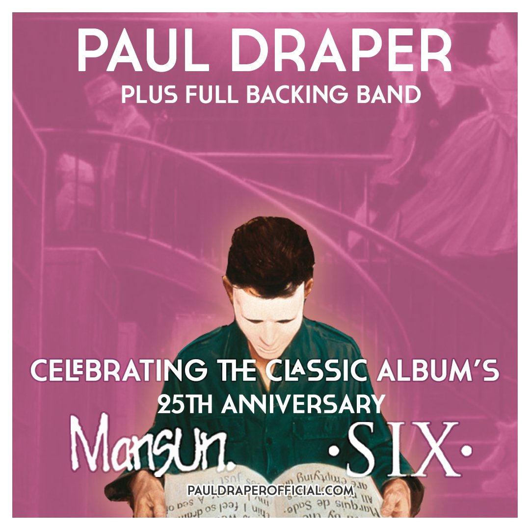 Featured image for “EXCLUSIVE ‘SIX’ PLUS FULL SOLO SET ON UPCOMING PAUL DRAPER TOUR!”