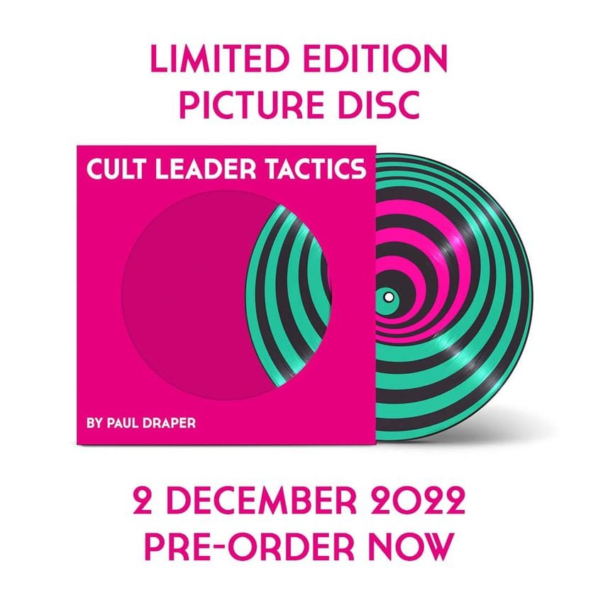 Featured image for “NEW LIMITED EDITION ‘CULT LEADER TACTICS’ VINYL PICTURE DISC!”
