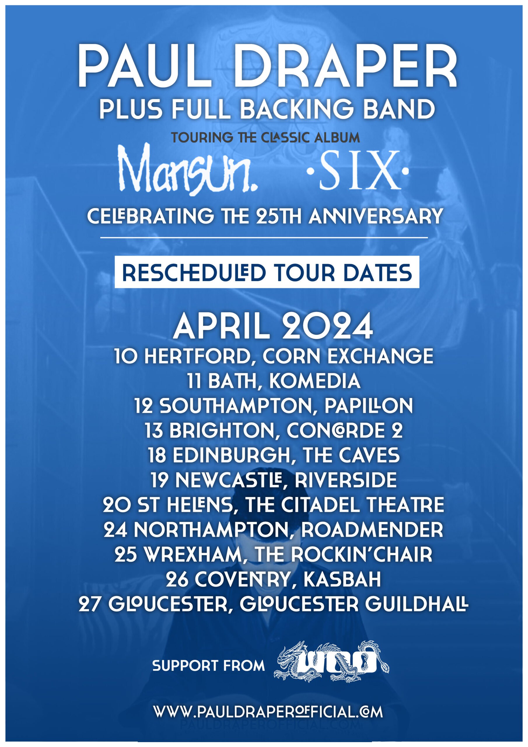 Featured image for “APRIL SIX TOUR AMENDED DATES”